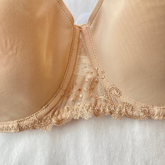Simone Perele Delice Strapless Convertible Bra 38C Sand NWT - Picture 4 of 11